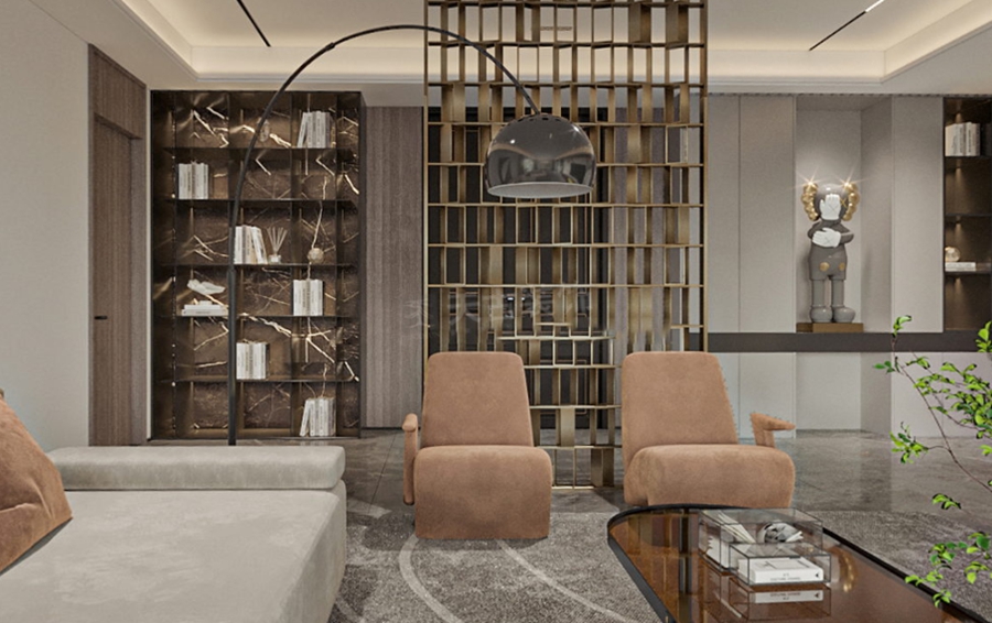 融创壹号院大平层极简轻奢设计-1