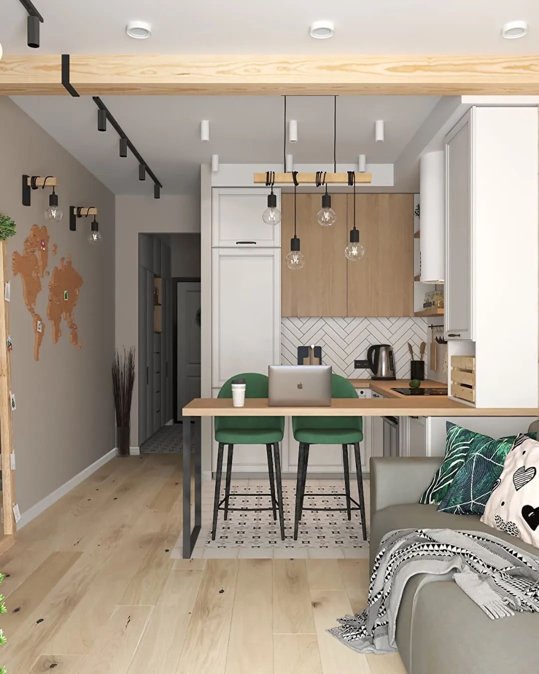 女学生的 28㎡小公寓内饰设计丨Nikita-15