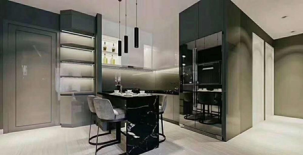 278平现代风格装修实景案例-1