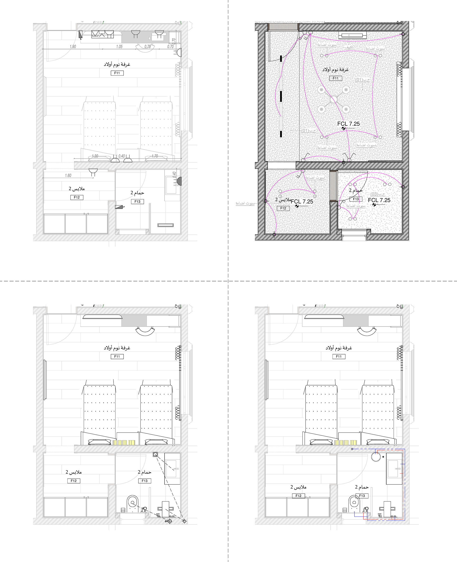 M·K· Classic Villa 室内外设计丨沙特阿拉伯丨Bariq Consultants-114