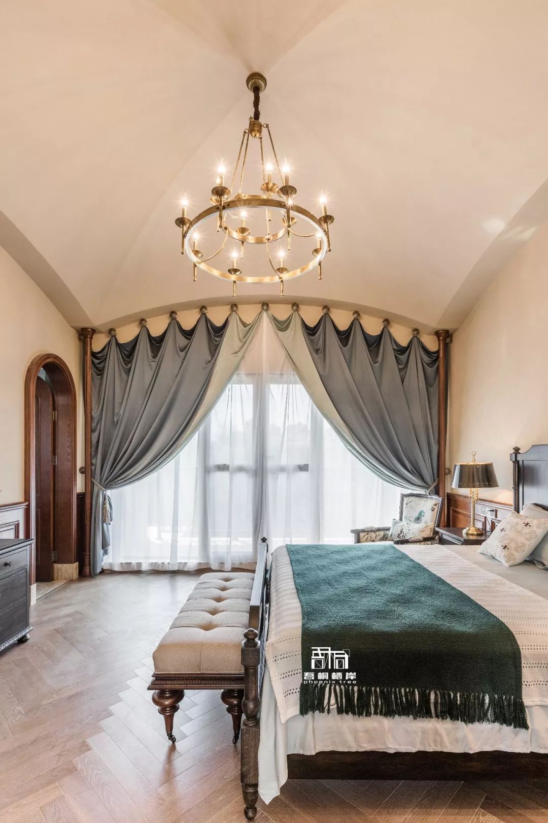 武汉梦湖香郡溪墅,美式庄园风情的家-53