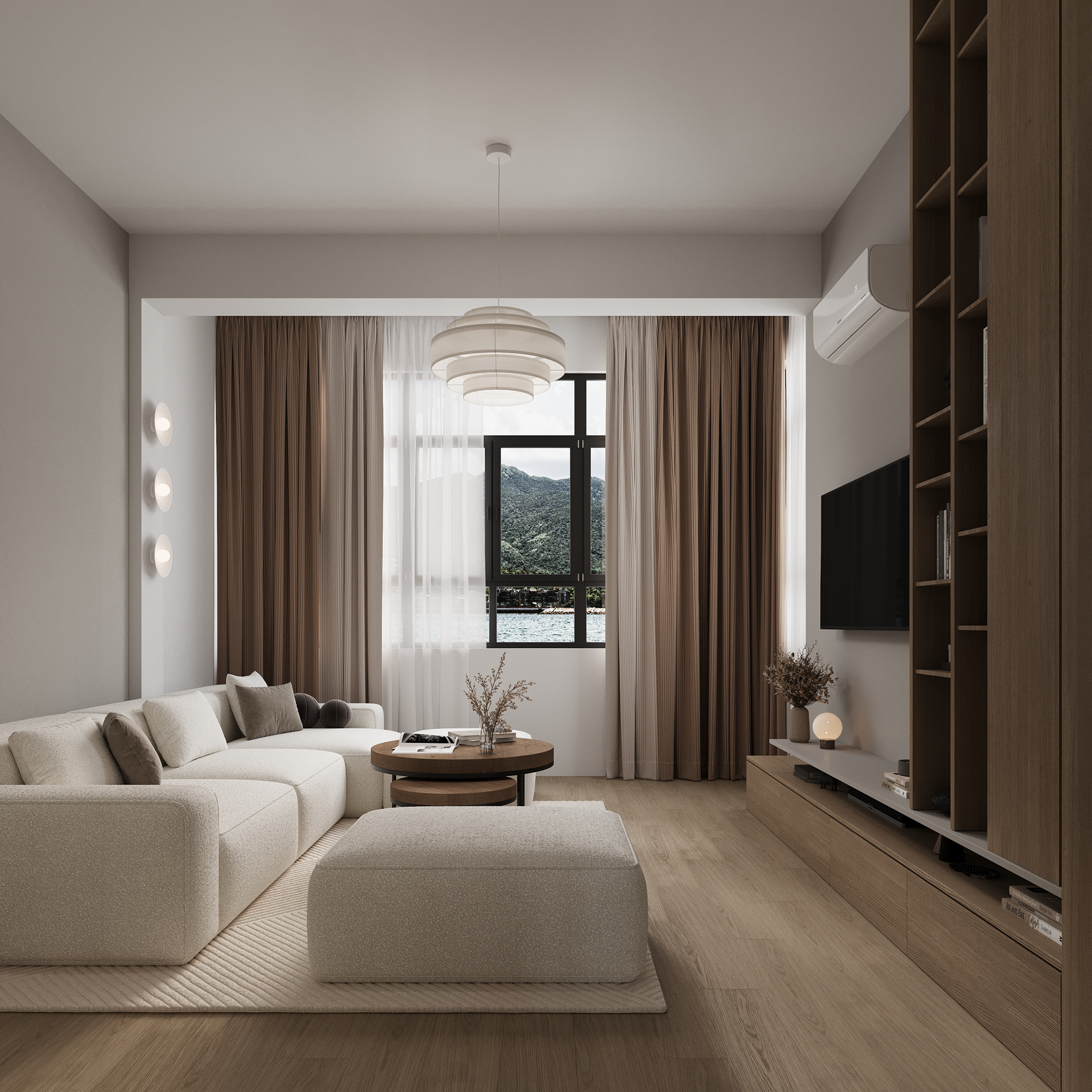 Apartment室内设计及3D可视化项目丨Iryna Semenovych-8