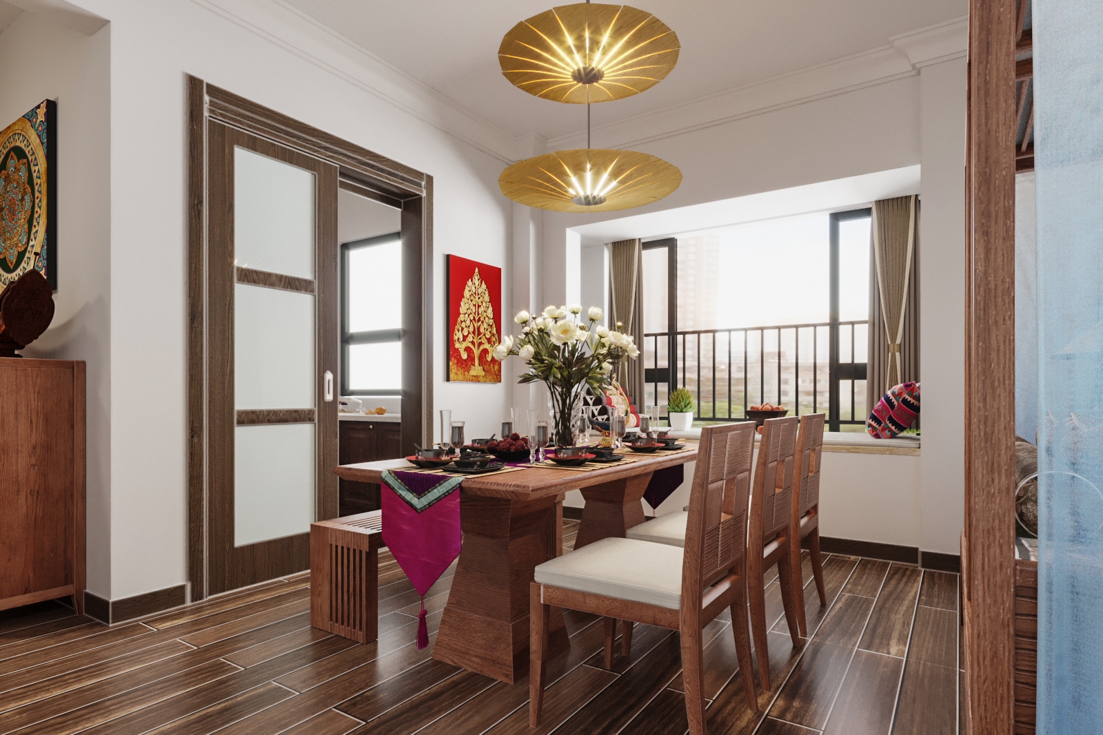 十里银滩·维港湾130平H户型（4房2厅）-2