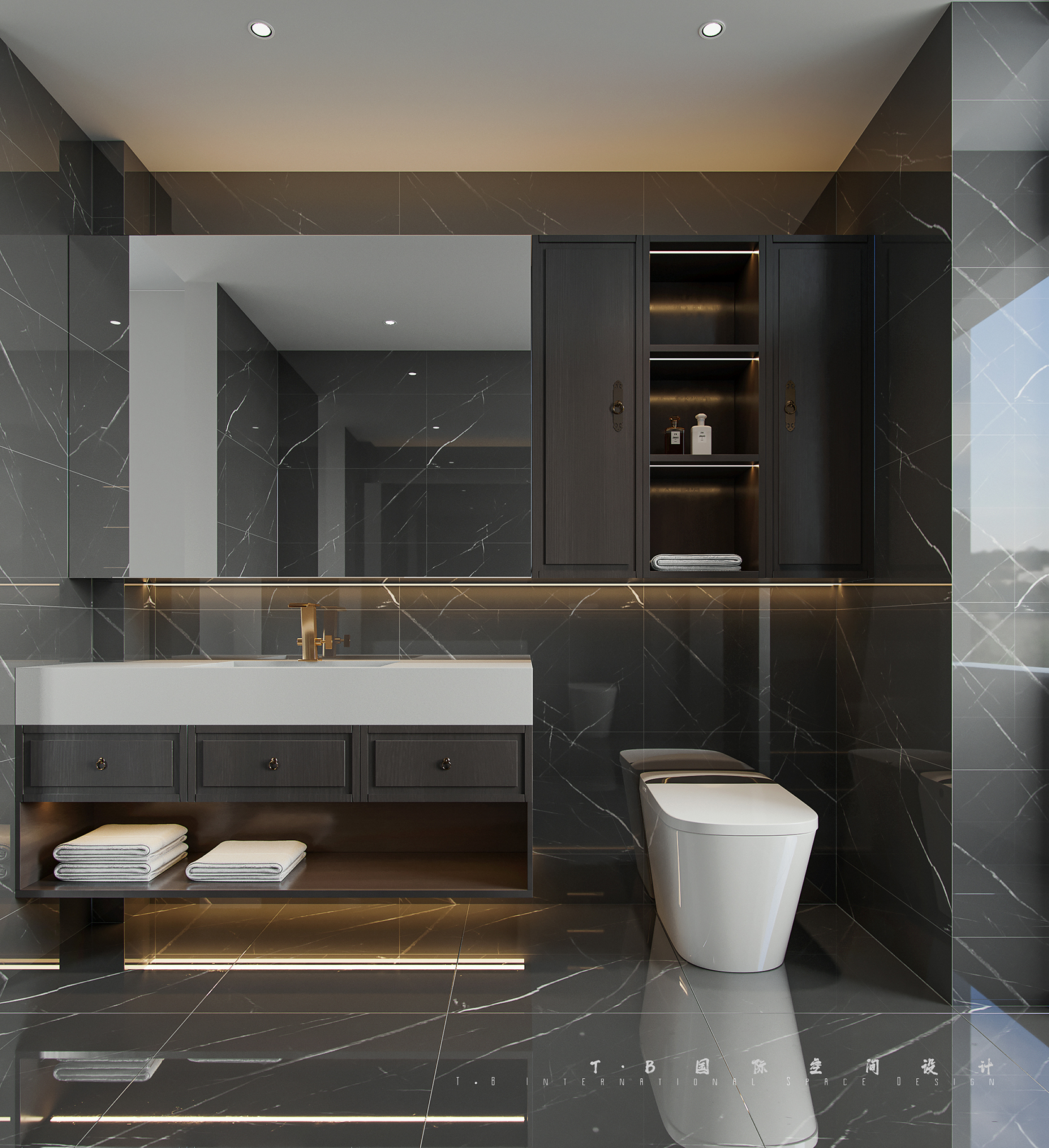 通州新中式平层设计丨中国通州丨T·B 国际空间设计-21