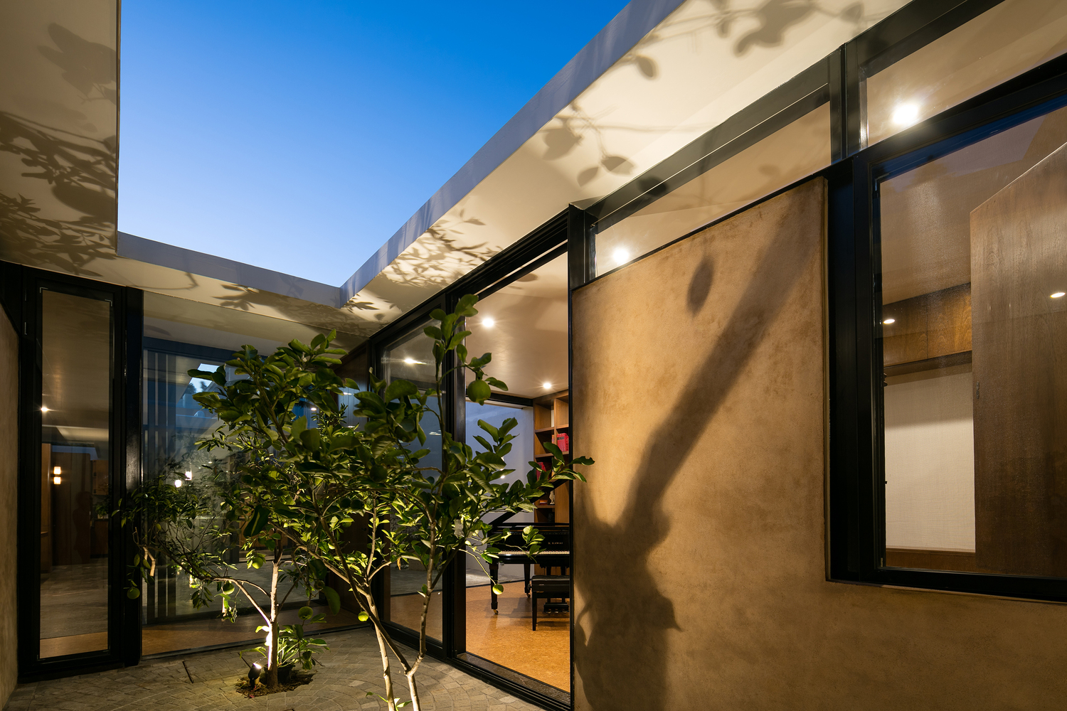 墨西哥钢琴家之家的天空景观与自然融合设计-39