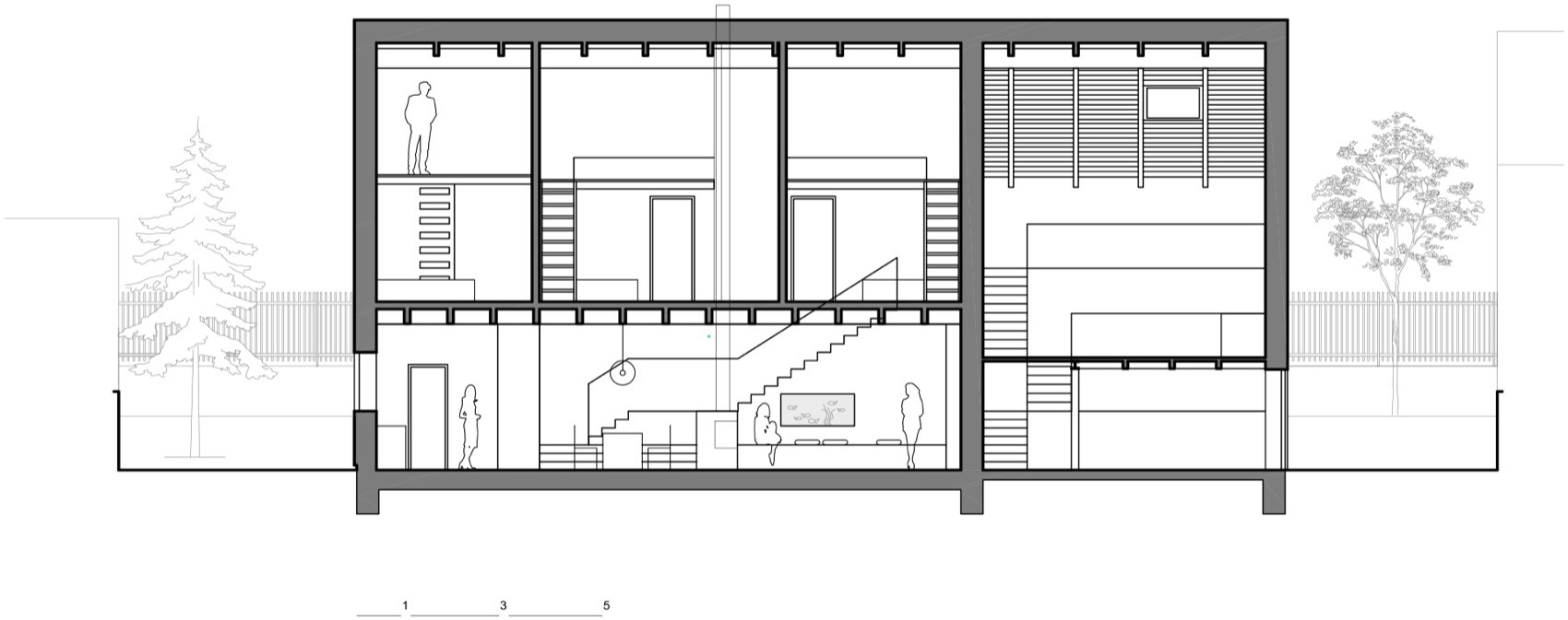花园中的家庭住宅丨捷克丨Mimosa Architects-44