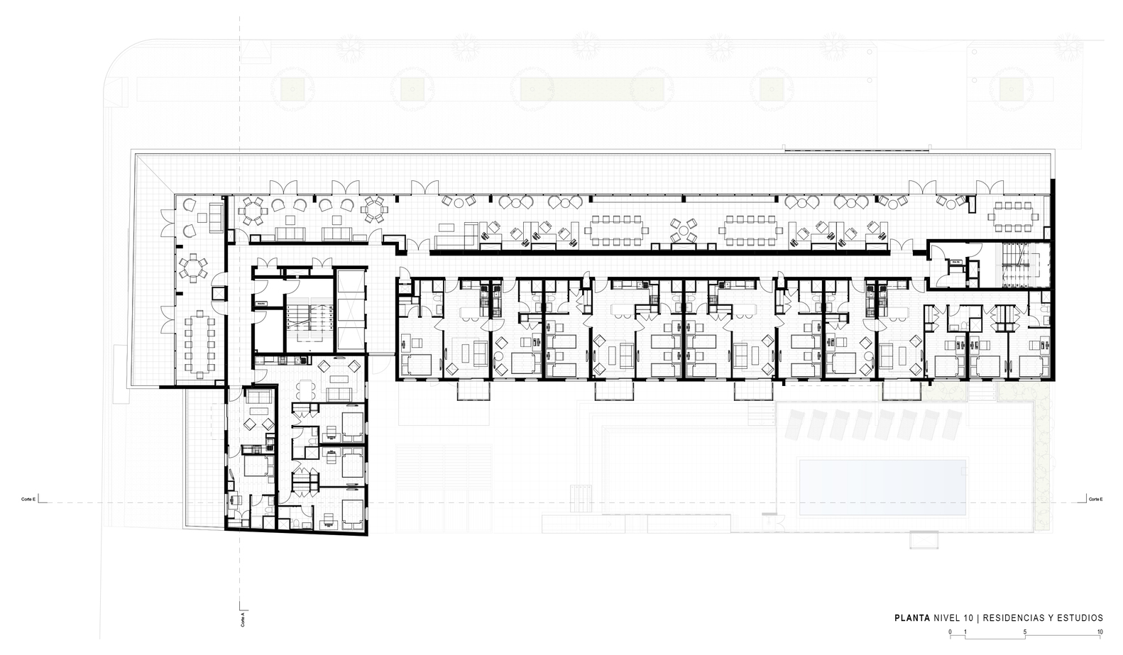 智利圣地亚哥学生公寓建筑设计-60