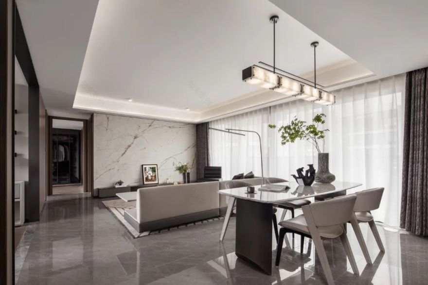 成都龙湖天府云河颂样板间丨中国成都丨成都须弥云图建筑设计有限公司,北京靳朝晖设计有限公司-89