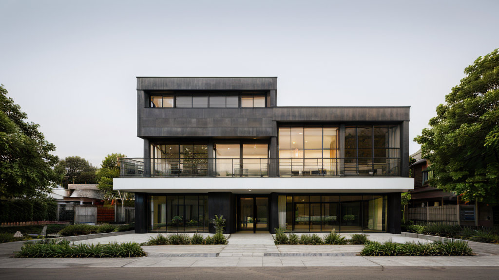 AI创意设计61-现代别墅-4