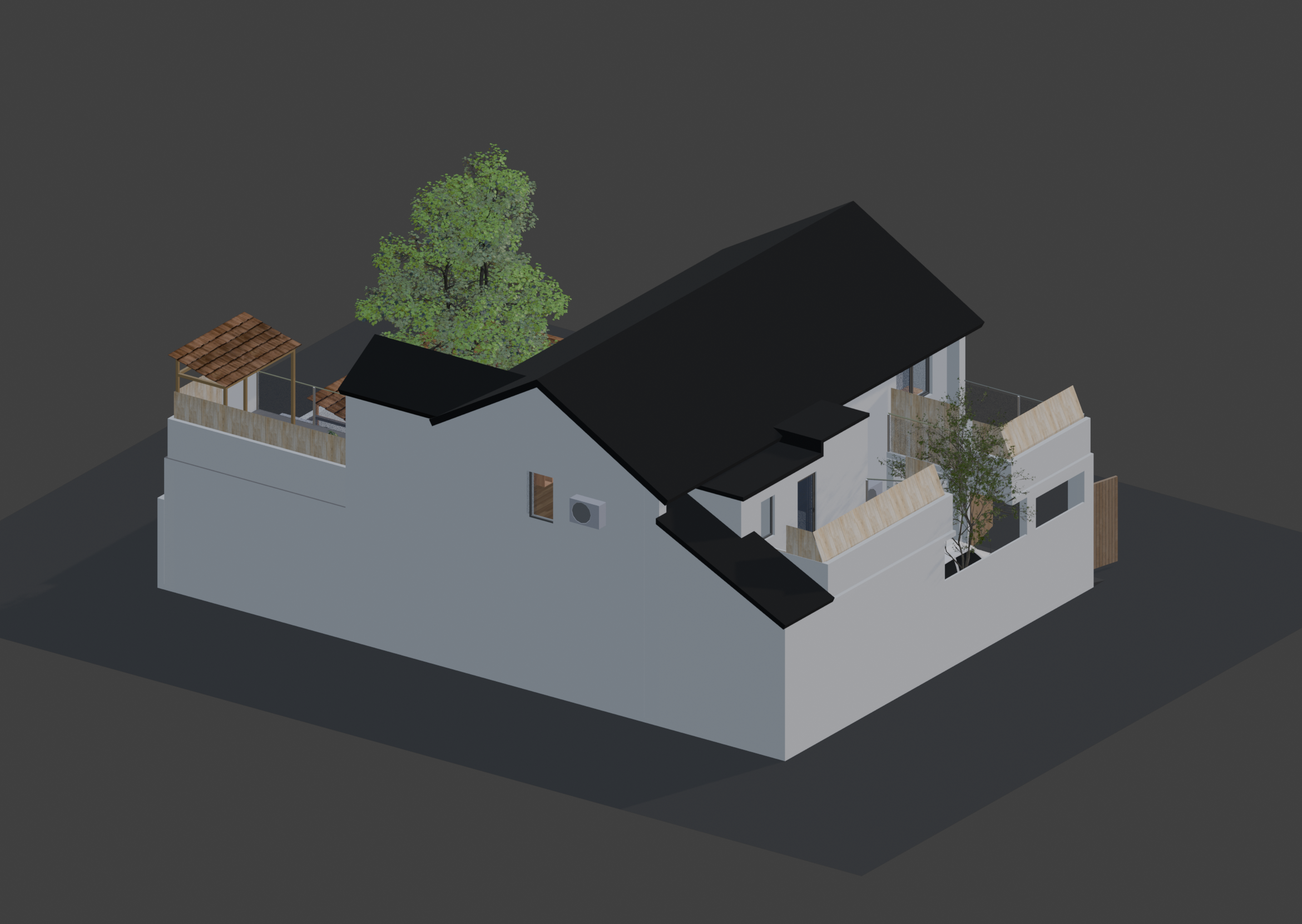 blender自建房设计3-3