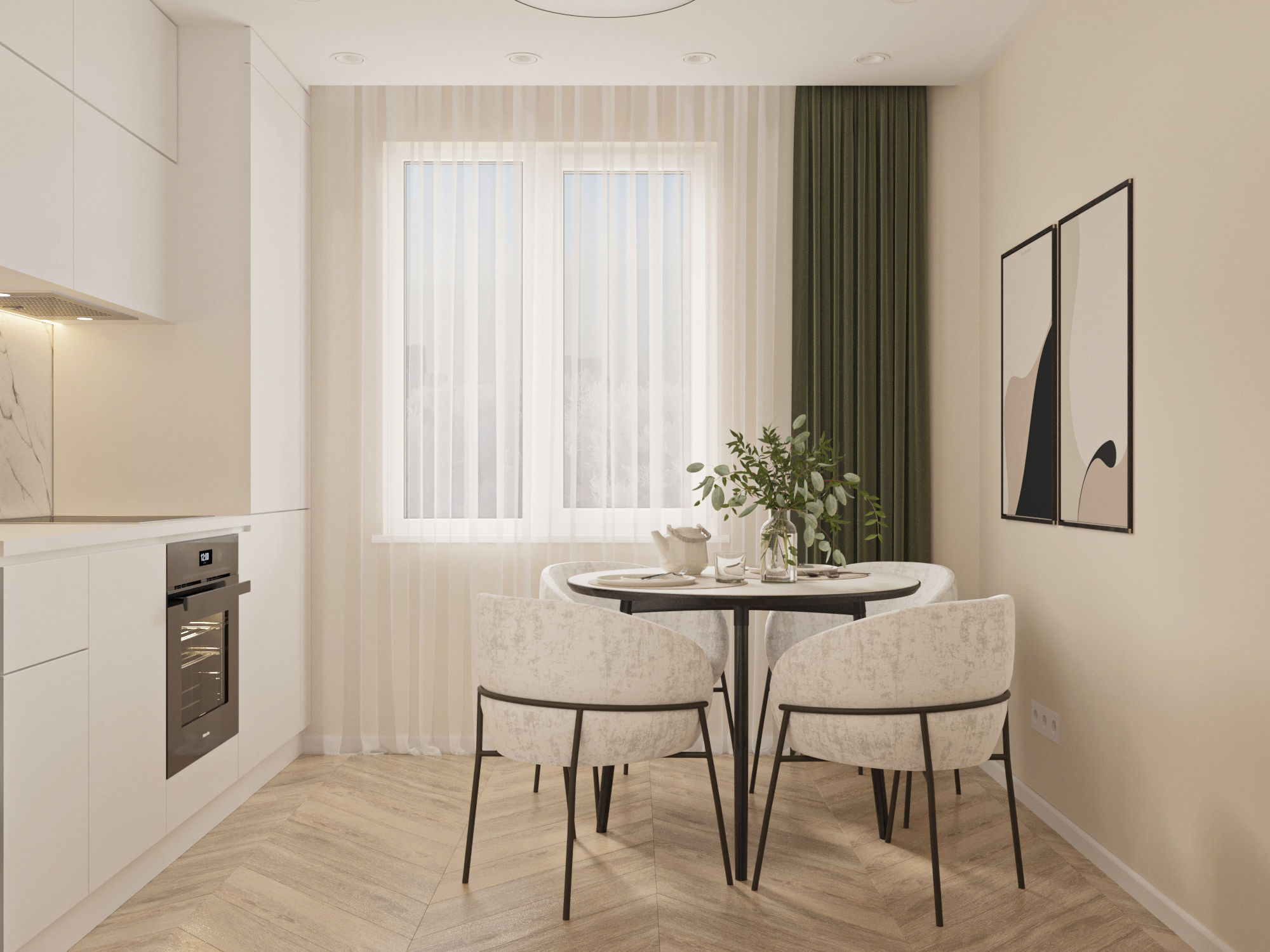 42 平米一居室设计丨白俄罗斯明斯克-15