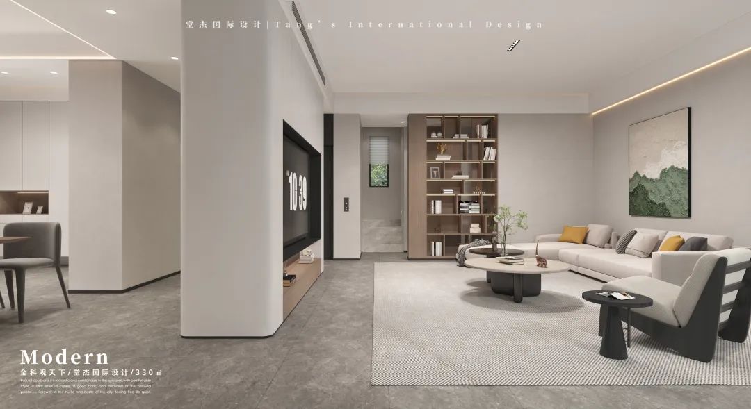 金科观天下 330㎡原木灰空间丨中国南京丨堂杰国际设计-17