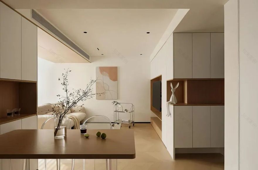 62㎡原木风一居:9万打造退休生活理想家-3