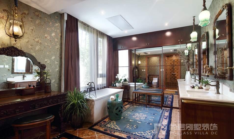 480平混搭风格别墅装修实景案例-9