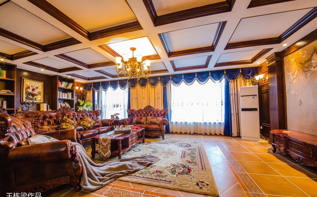 巨华紫光园美式风格样板间-5