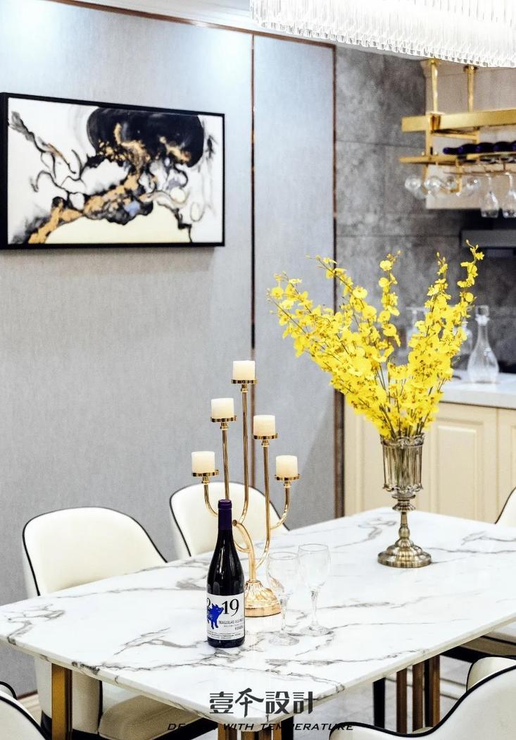 轻奢改造,八角玄关、开放式厨房打造现代宜居空间-35