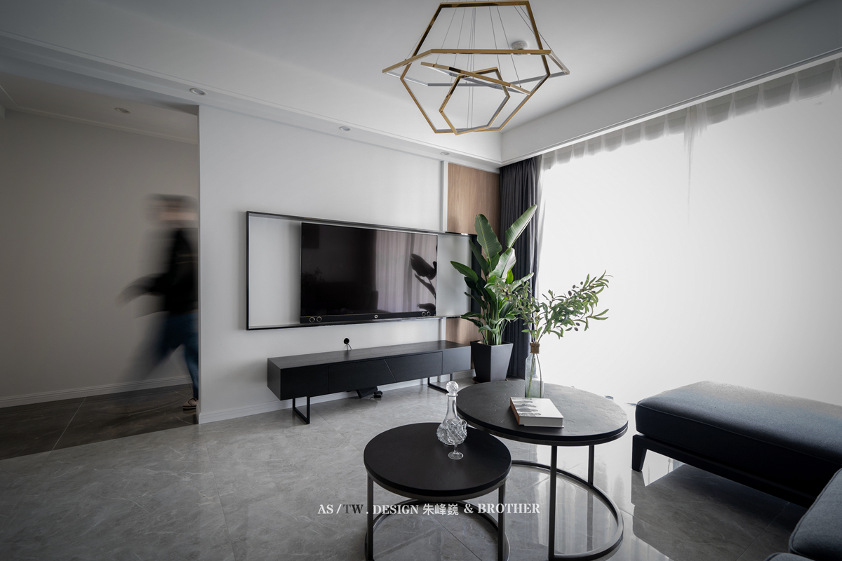 重庆紫御江山 100 平米现代简约风装修设计案例解析-12