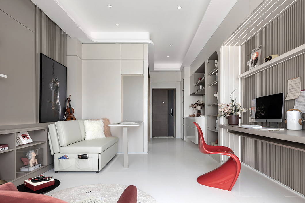 德方圆 | ​西安环球中心小公寓，有细部才高级！-51