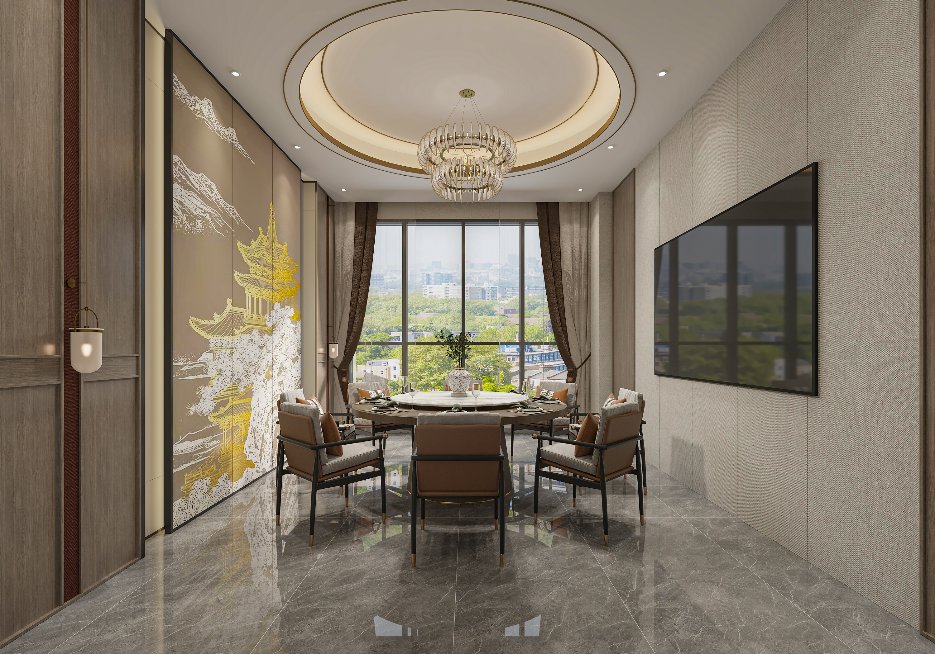 高级宴会厅丨效果表现-4