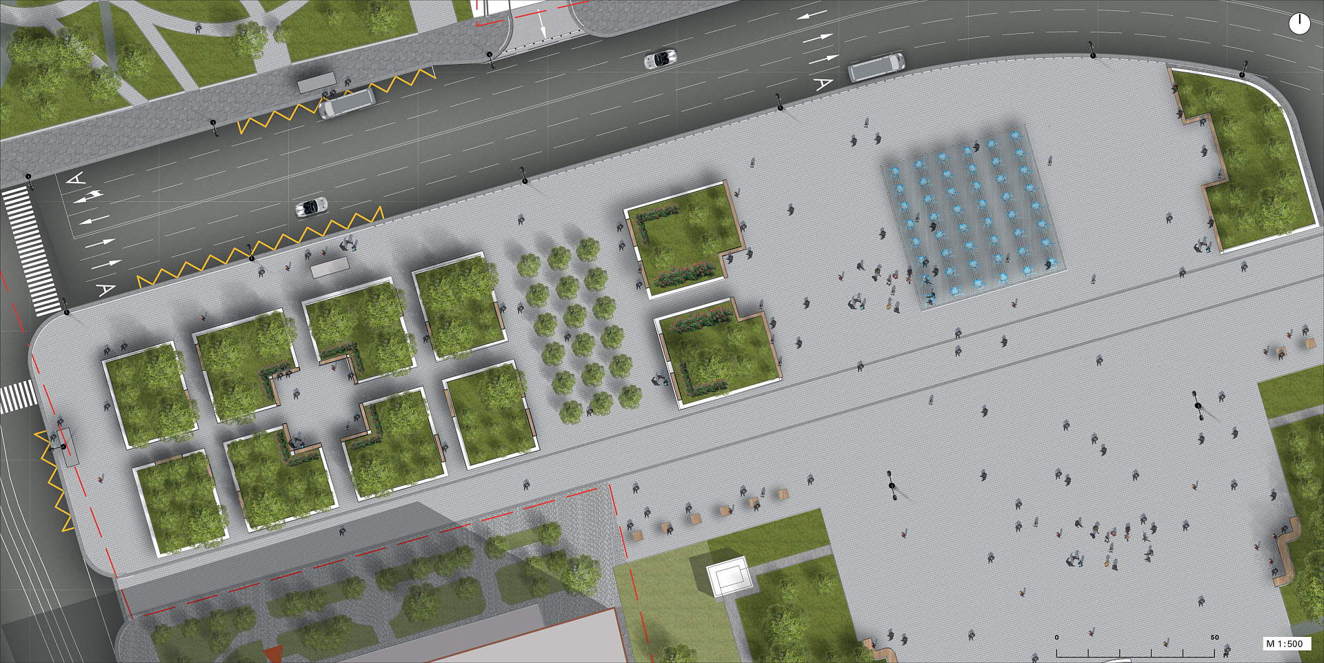 顿河畔罗斯托夫剧院广场景观概念设计丨俄罗斯顿河畔罗斯托夫丨Project建筑事务所-19