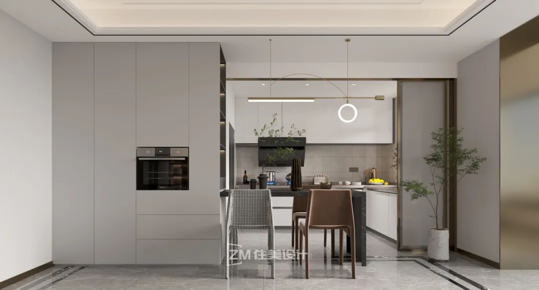 长沙金茂湾现代轻奢私宅设计丨中国长沙丨住美设计-34