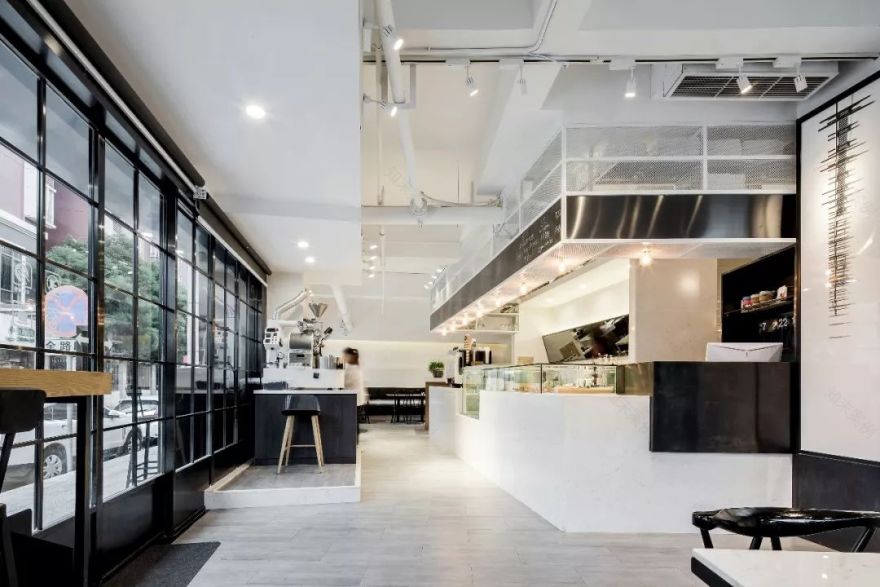 味匠咖啡厅 | 简约黑白演绎咖啡风情-9