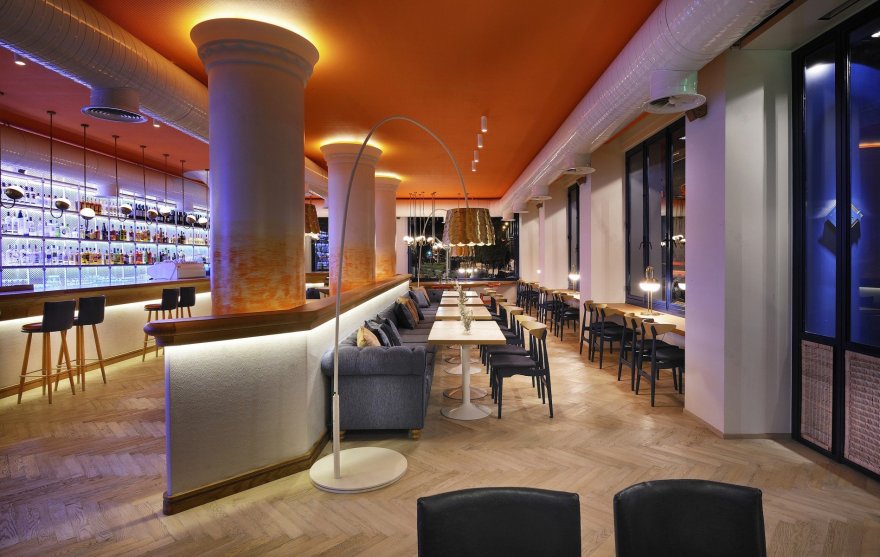 Gin Fish 海鲜餐厅 - 金属、木材与海洋元素的创意融合-16