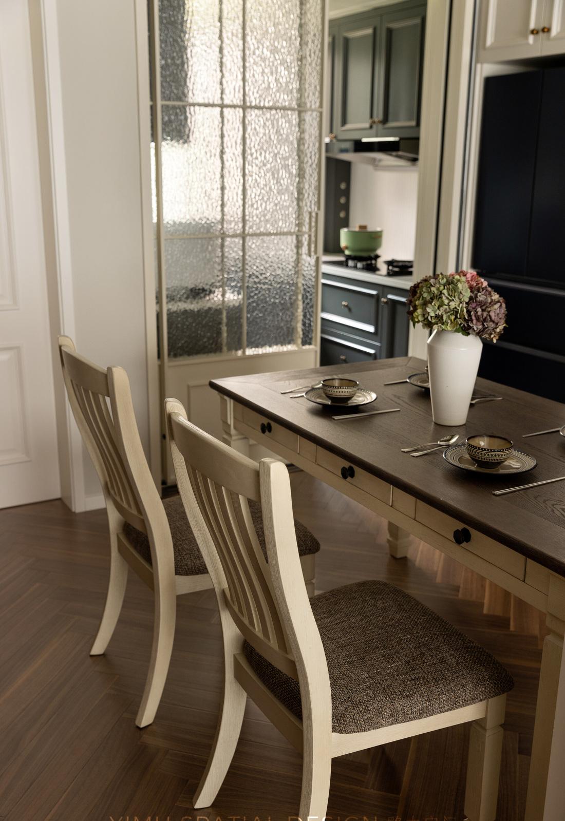 复古美式田园四室两厅设计-31