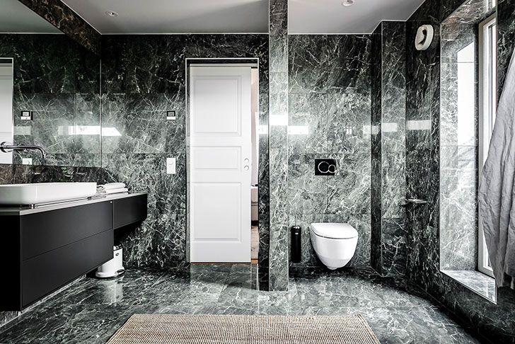 斯德哥尔摩 115 平米公寓 | 暗色调的优雅魅力-33