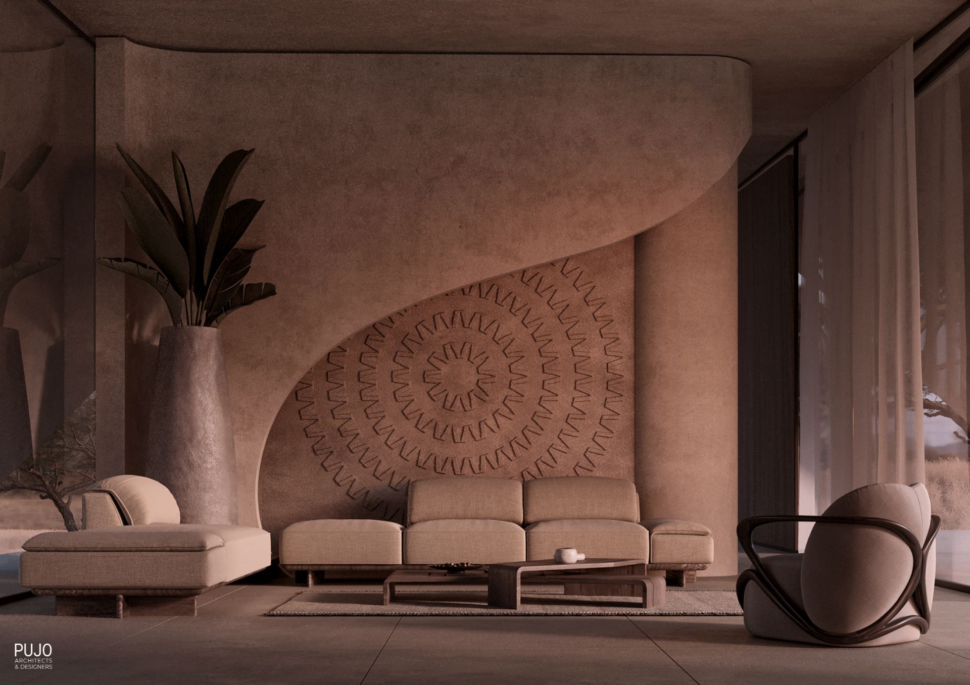 赞比西河岸边未来主义别墅设计丨赞比亚丨Pujo Architects & Designers-14