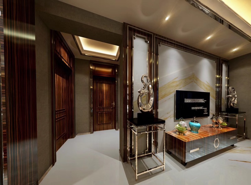 白金系列 | 现代简约风的金丝雅士白设计-5