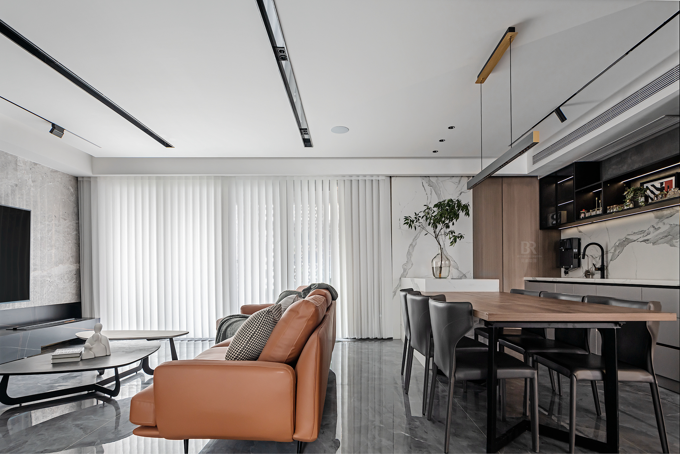 天阅嘉陵 150㎡现代风格家居丨重庆兄弟装饰公司-17