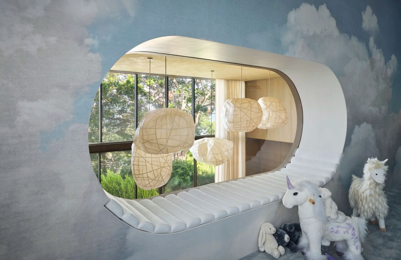 迈阿密海岸线2000㎡的禅意艺术私宅丨美国迈阿密丨Kelly Behun Studio-42