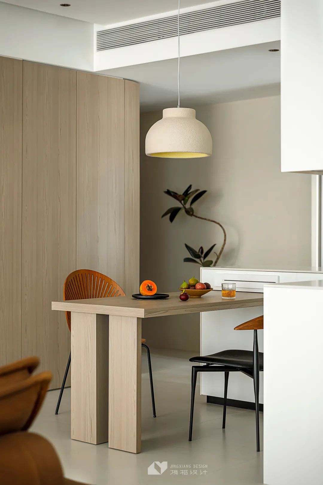 璞境 · 简约奶油侘寂风,纯净空间的艺术探索丨中国深圳丨深圳境相设计-32