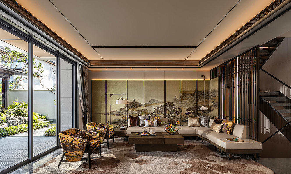 重庆电建西永泷悦长安合院别墅豪宅丨中国重庆丨深圳市盘石室内设计有限公司-3