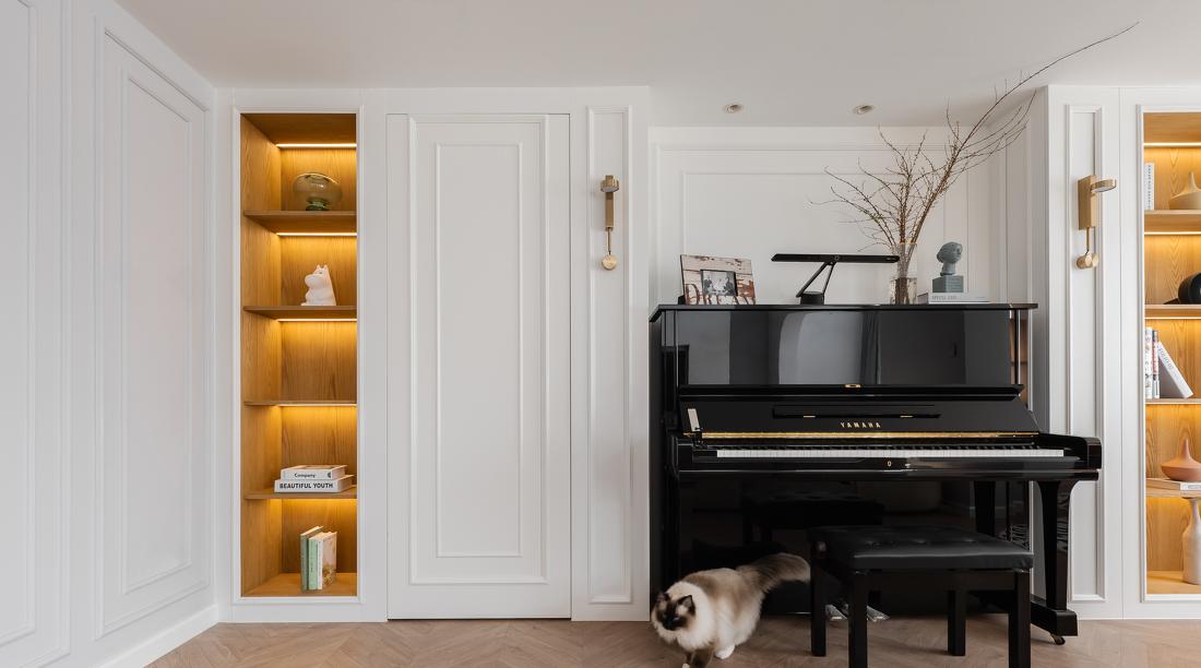 法式简约挑高复式大改造-28