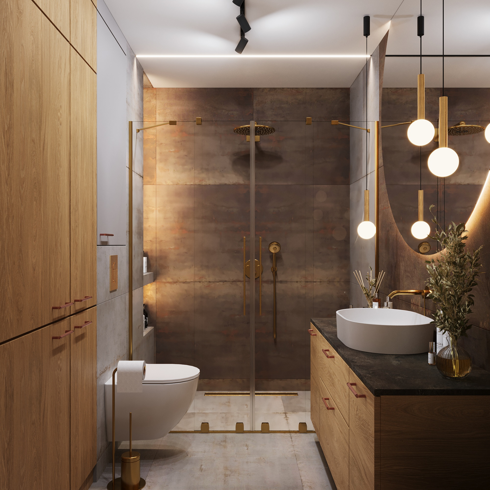 Earthy Elegance两居室公寓可视化项目丨波兰丨@nowakowska_interiors-39