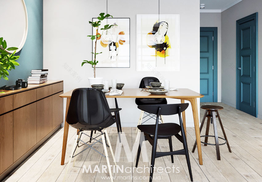 乌克兰43㎡轻工业雅痞风公寓 Martin architects-4