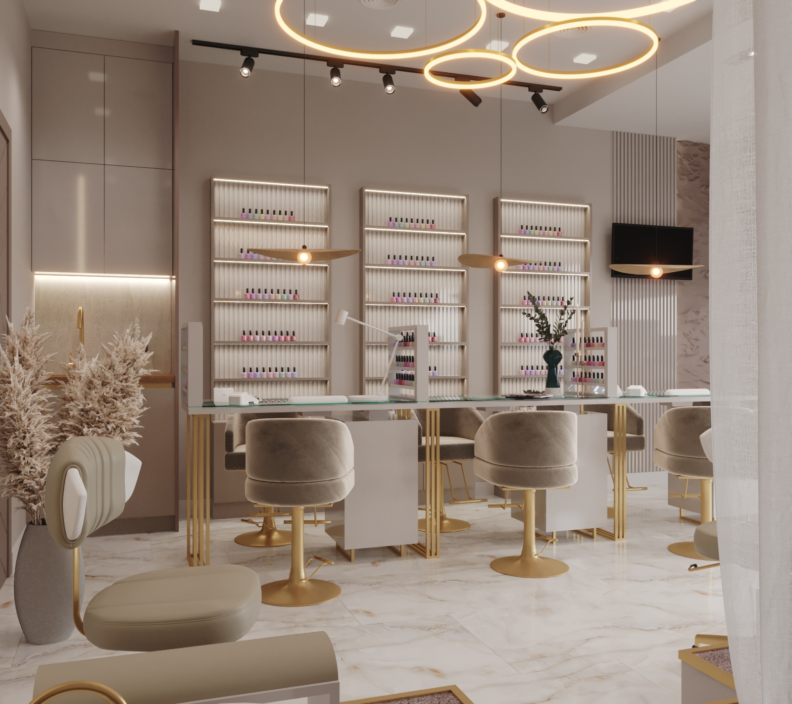 37平方米美容院室内设计丨波兰克拉科夫丨Design_14-13