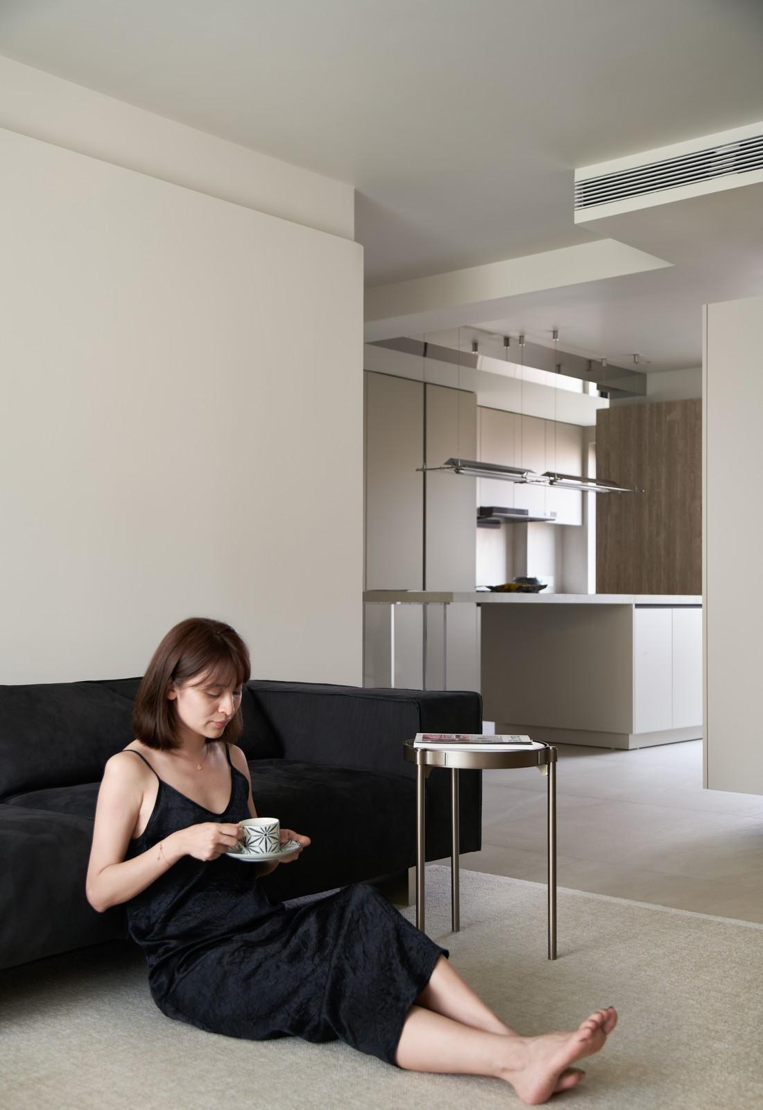 《石语》121㎡极简生活空间设计-38