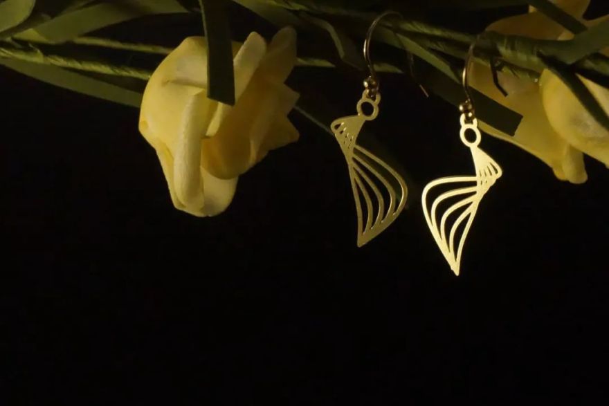 动态舞韵凝固于黄铜耳坠——造么【舞系列】-9