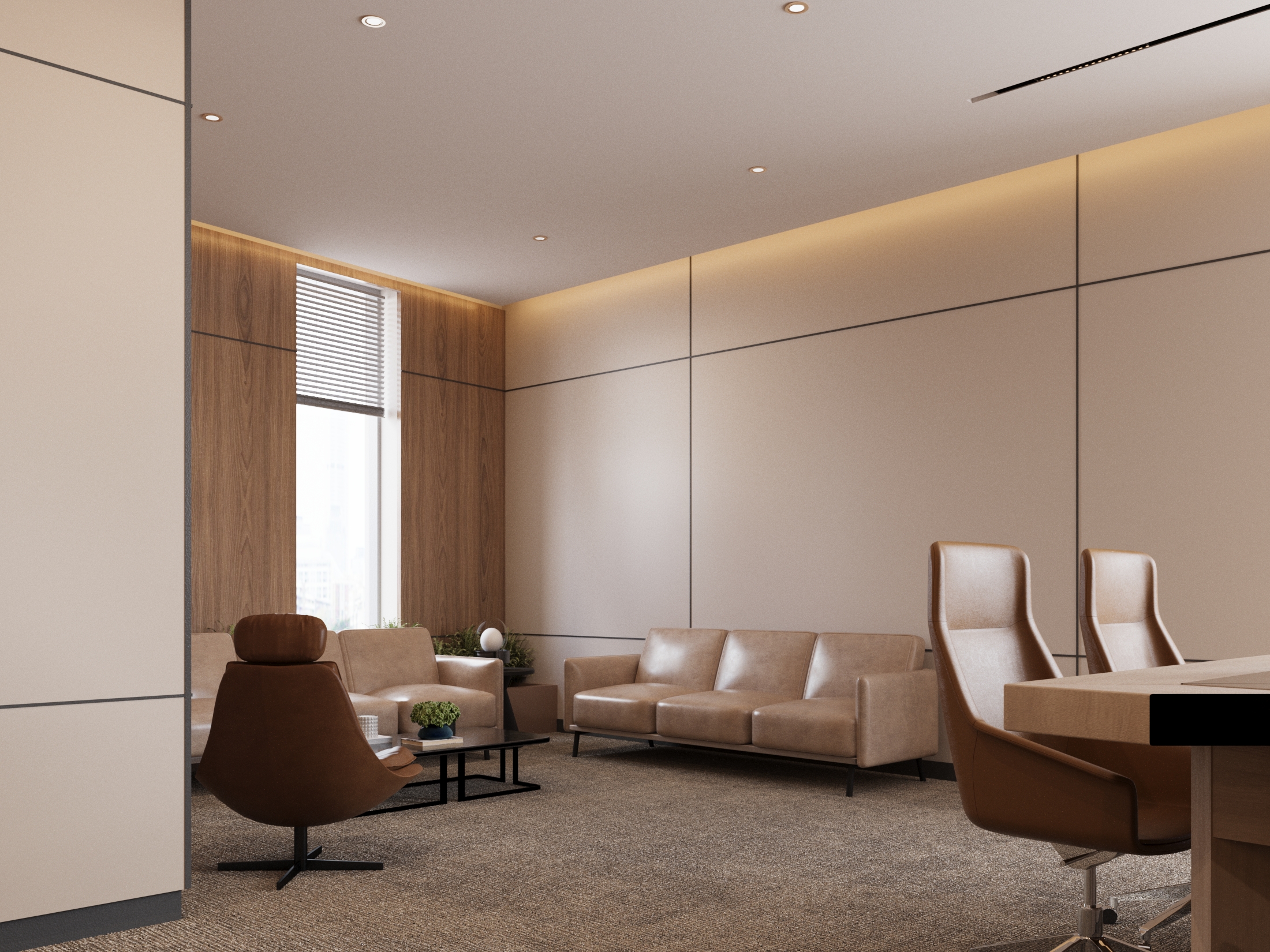 正式会议室室内设计丨沙特阿拉伯-7