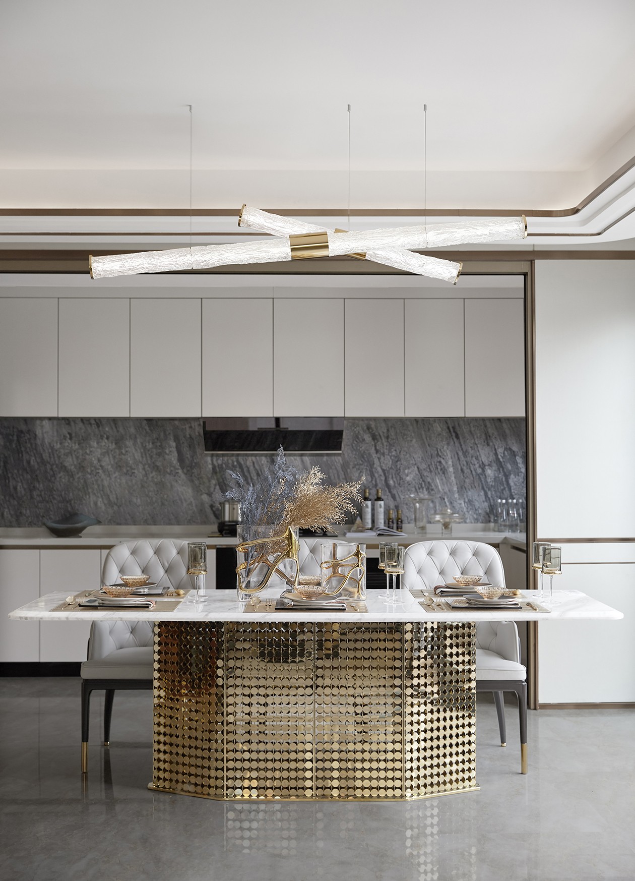 现代奢雅与极简主义的完美融合丨中国贵州丨重庆米修室内设计有限公司-8