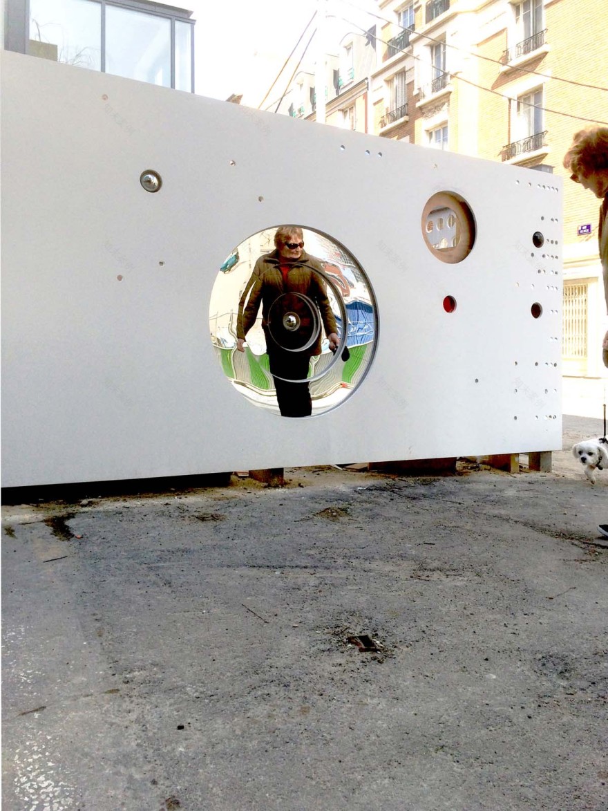 “PASSAGES”,建筑工地城市场景光学装置-8