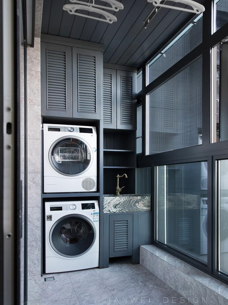 现代摩登美式轻奢家居,玩转平层空间设计-60