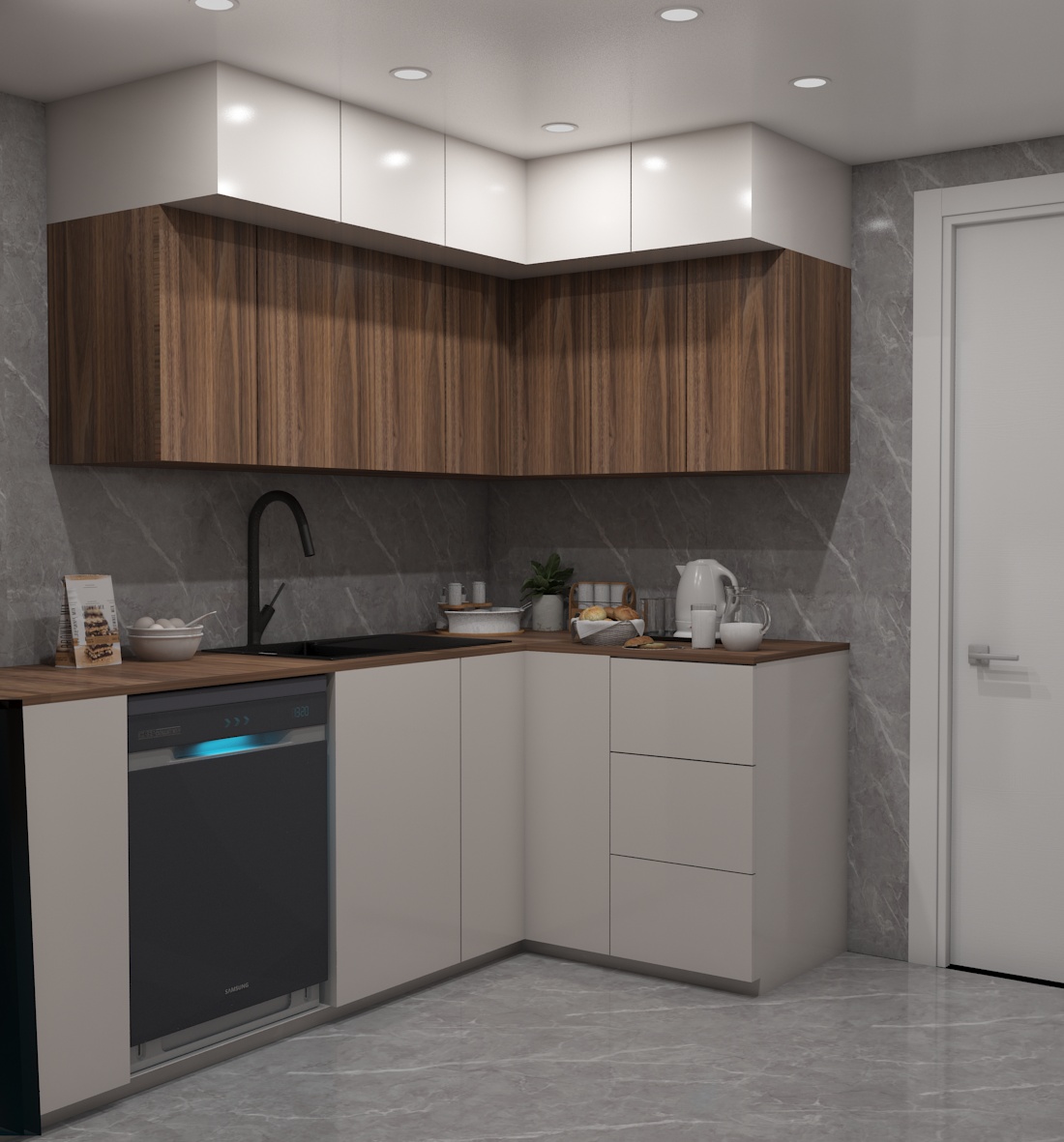 simple kitchen in cairo-5