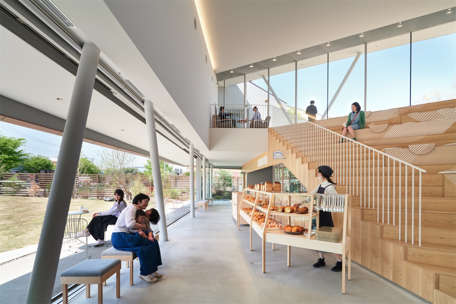 公园式社区广场日常生活体验的眼镜购物中心设计丨日本群马丨戈者设计-6