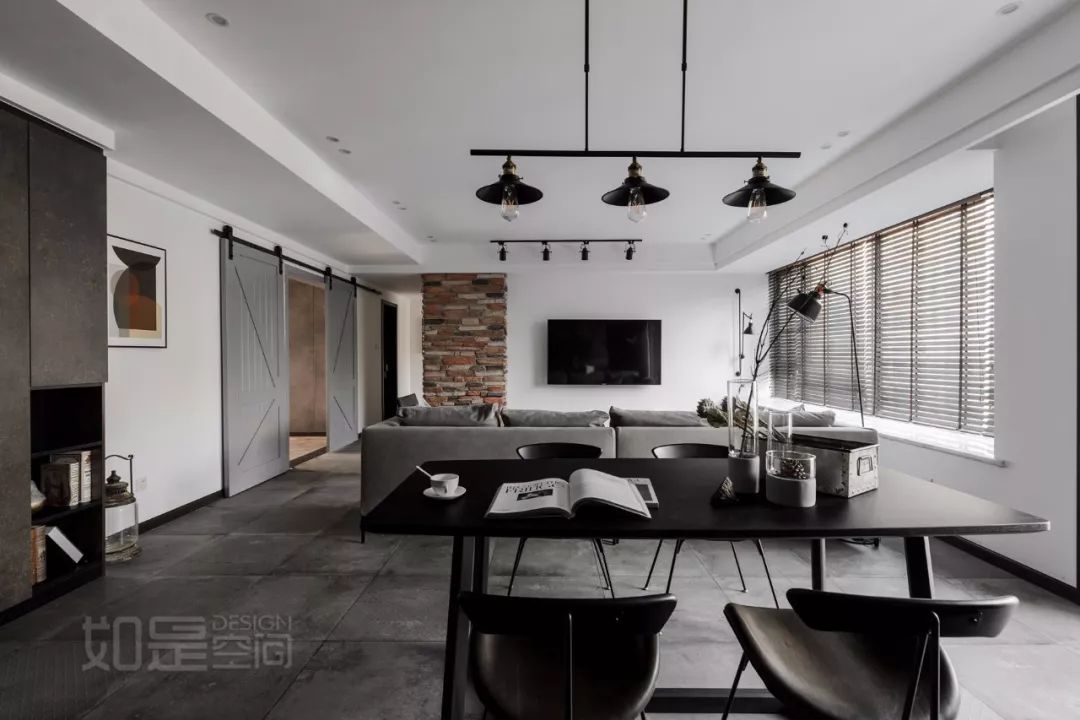 工业风简约之美,四室两厅双卫的清宁空间-11