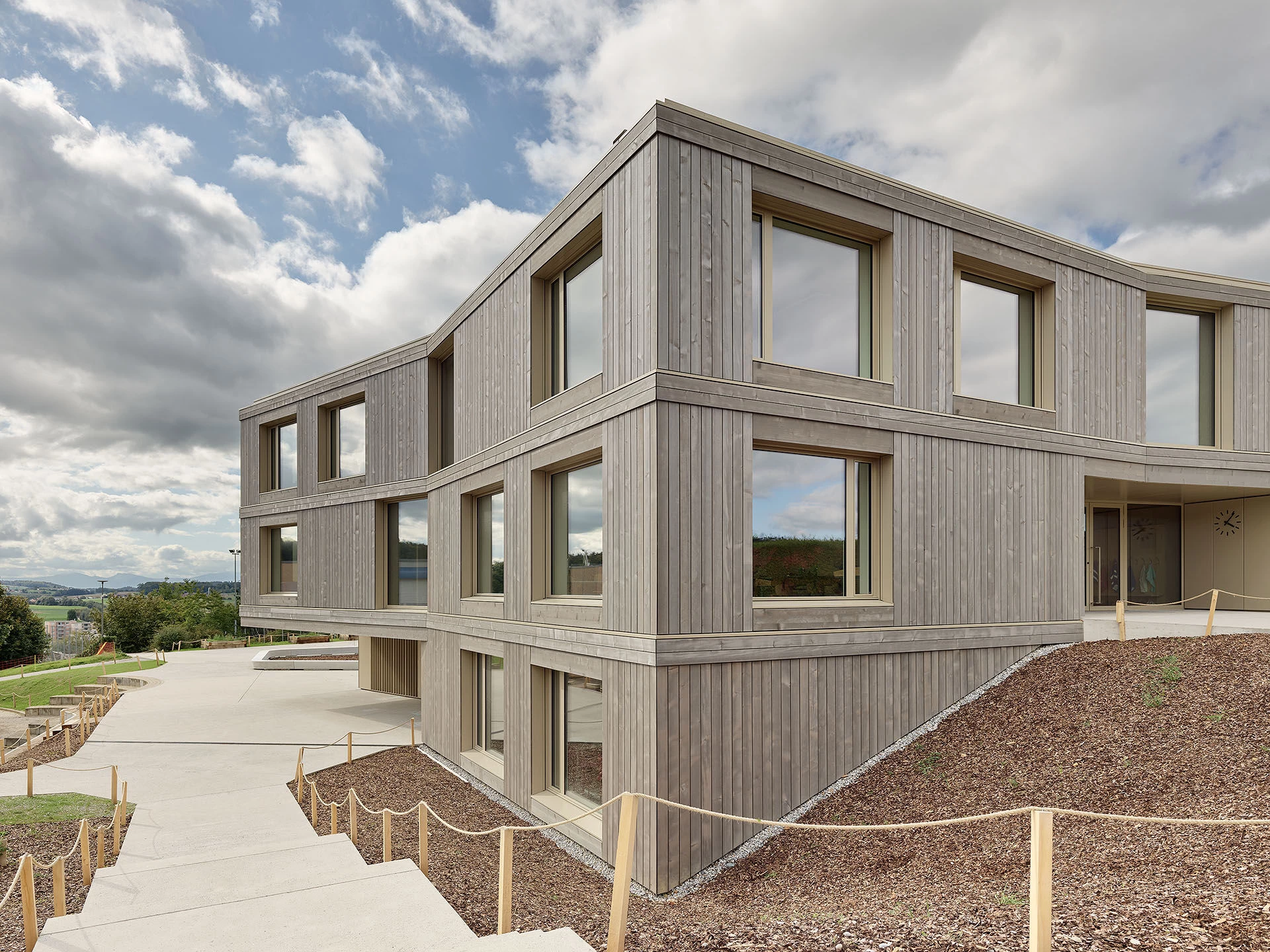 Courtepin 小学丨瑞士丨Atelier Pulver Architectes-13