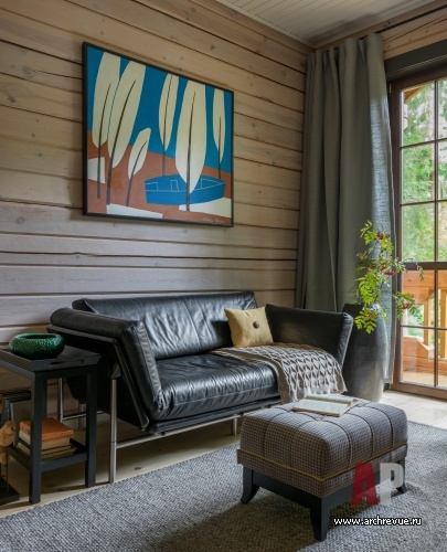 莫斯科郊外伊斯特水库旁两层木屋别墅室内设计丨俄罗斯莫斯科-24